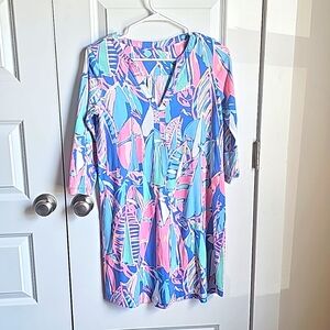 Lilly Pulitzer 3/4 Sleeve Dress in Women's Size XS